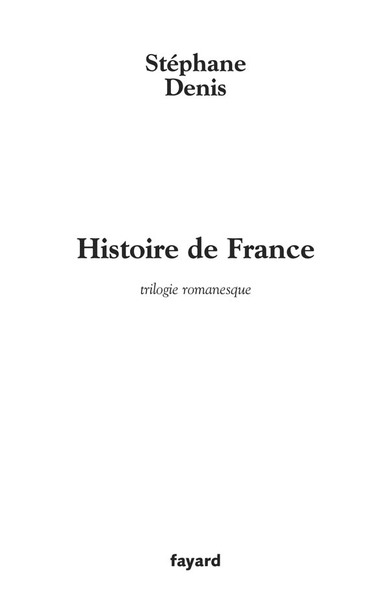 HISTOIRE DE FRANCE