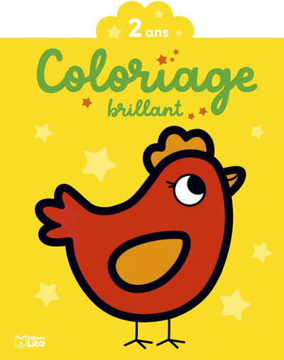 COLORIAGE BRILLANT LA POULE