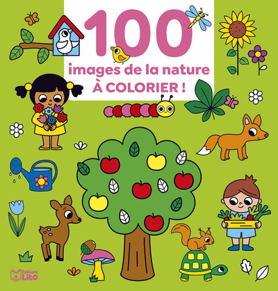 100 IMAGES A COLORIER NATURE