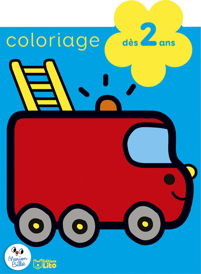 COLORIAGE POMPIER 2A ENGINS