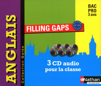 FILLING GAPS BAC PRO 3 ANS B1>B2 (GALEE) 3 CD AUDIO 2010
