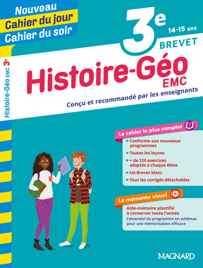 CAHIER DU JOUR CAHIER DU SOIR HISTOIRE-GEOGRAPHIE-EMC 3E 2019