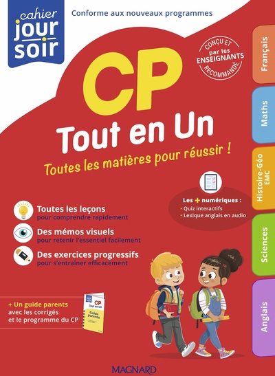 TOUT EN UN CP - TOUTES LES MATIERES POUR REUSSIR
