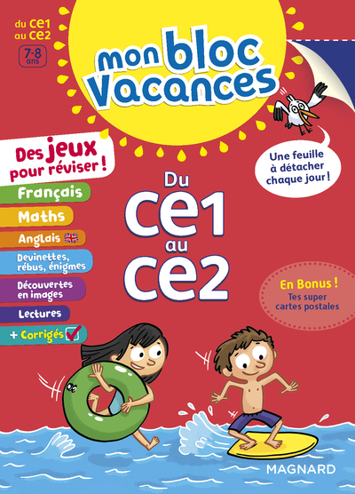 MON BLOC VACANCES CE1 - CE2