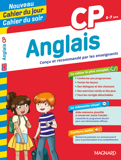 CAHIER DU JOUR CAHIER DU SOIR ANGLAIS CP 2019