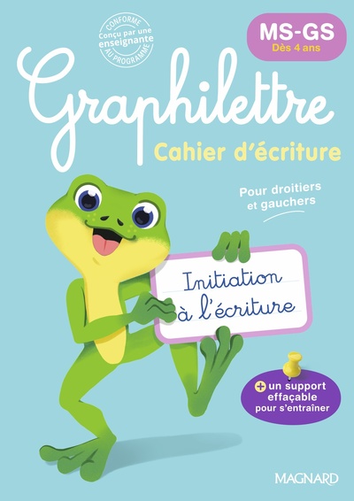 GRAPHILETTRE CAHIER D´ECRITURE MS-GS