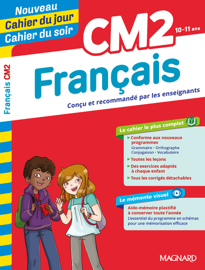 CAHIER DU JOUR CAHIER DU SOIR FRANCAIS CM2 2019