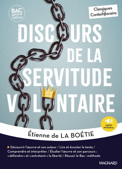 DISCOURS DE LA SERVITUDE VOLONTAIRE - BAC FRANCAIS 1RE 2026 - CLASSIQUES ET CONTEMPORAINS - OEUVRE A