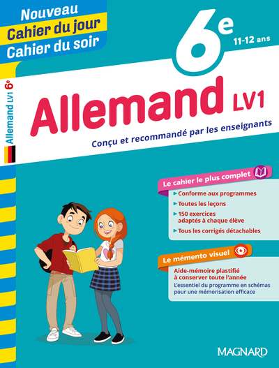 CAHIER DU JOUR CAHIER DU SOIR ALLEMAND 6E 2019