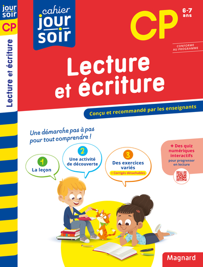 CAHIER JOUR SOIR 2023 : LECTURE ET ECRITURE CP - CONCU ET RECOMMANDE PAR LES ENSEIGNANTS