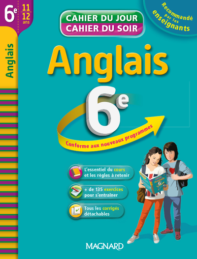 CAHIER JOUR SOIR ANGLAIS 6E  ED. 2014