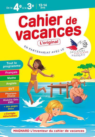 CAHIER DE VACANCES 2021, DE LA 4E VERS LA 3E - MAGNARD, L´INVENTEUR DES CAH