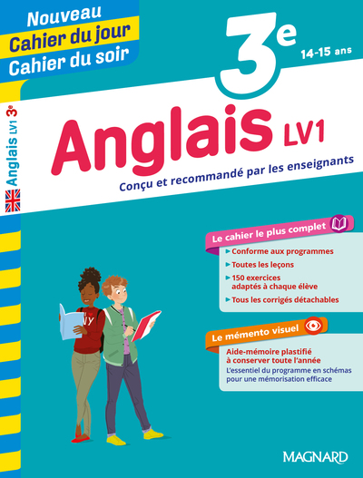 CAHIER DU JOUR CAHIER DU SOIR ANGLAIS 3E 2019