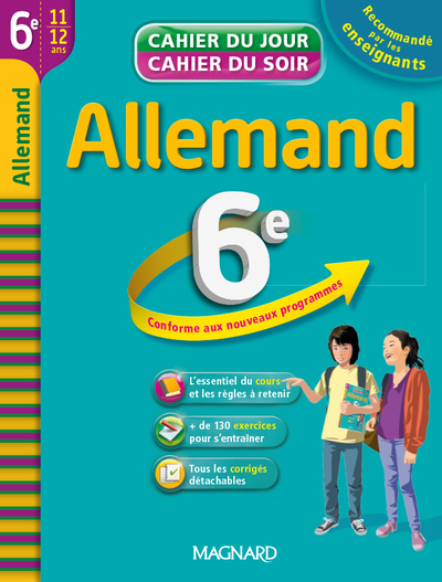 CAHIER JOUR SOIR ALLEMAND 6E  ED. 2014