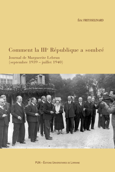 COMMENT LA III<SUP>E</SUP> REPUBLIQUE A SOMBRE. JOURNAL DE MARGUERITE