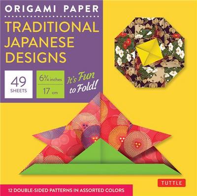 ORIGAMI PAPER TRADITIONAL JAPANESE DESIGNS (SMALL 6 3/4") /ANGLAIS