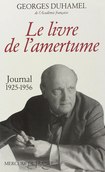 LIVRE DE L'AMERTUME(JOURNAL (1925-1956))