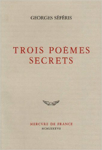 TROIS POEMES SECRETS