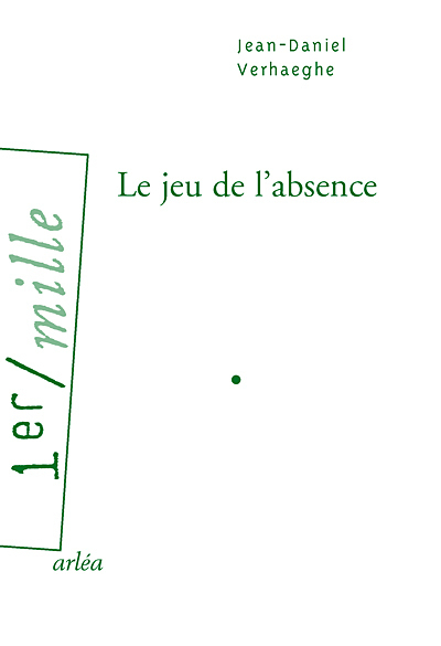 JEU DE L´ABSENCE (LE)