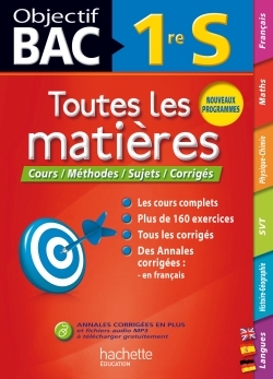 OBJECTIF BAC TOUTES LES MATIERES 1RE S