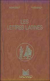 LETTRES LATINES (1 VOLUME)