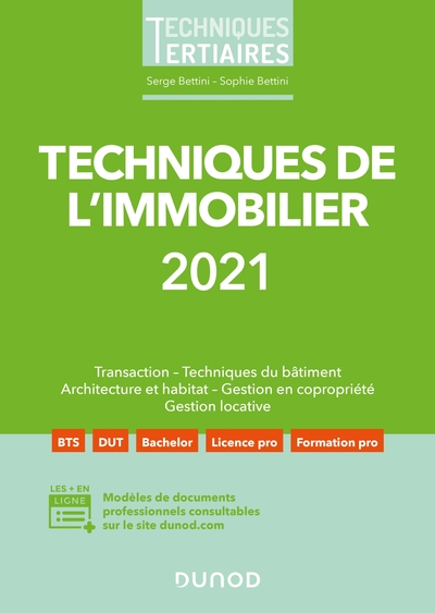 TECHNIQUES DE L´IMMOBILIER 2021