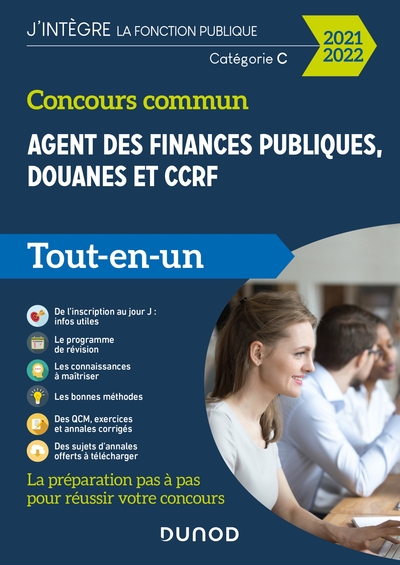 CONCOURS COMMUN AGENT DES FINANCES PUBLIQUES, DOUANES ET CCRF - 2021-2022 -