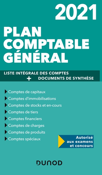PLAN COMPTABLE GENERAL 2021 - PLAN DE COMPTES & DOCUMENTS DE SYNTHESE - PLA