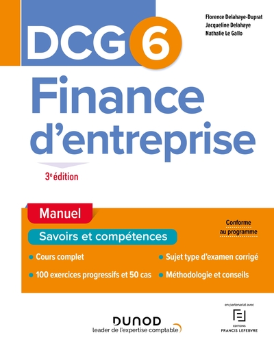 DCG 6 - FINANCE D´ENTREPRISE - DCG 6 - 1 - DCG 6 FINANCE D´ENTREPRISE - MAN