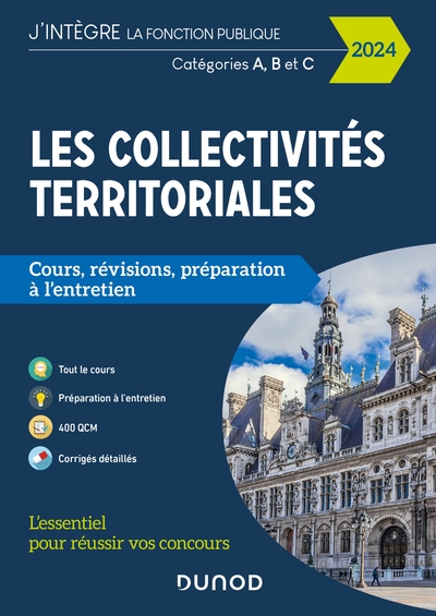 FONCTION PUBLIQUE TERRITORIALE - LES COLLECTIVITES TERRITORIALES - 2024 - C