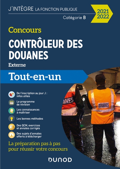 CONCOURS CONTROLEUR DES DOUANES - TOUT-EN-UN - 2021/2022