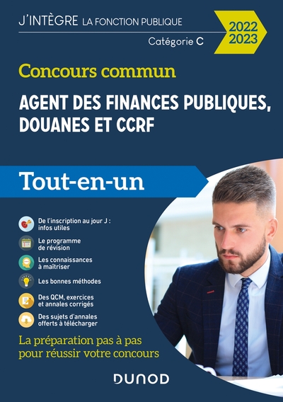 CONCOURS COMMUN AGENT DES FINANCES PUBLIQUES, DOUANES ET CCRF - 2022-2023 - CATEGORIE C - TOUT-EN-UN