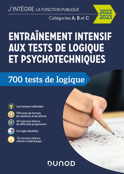 TOUS CONCOURS FONCTION PUBLIQUE - T01 - ENTRAINEMENT INTENSIF AUX TESTS DE 