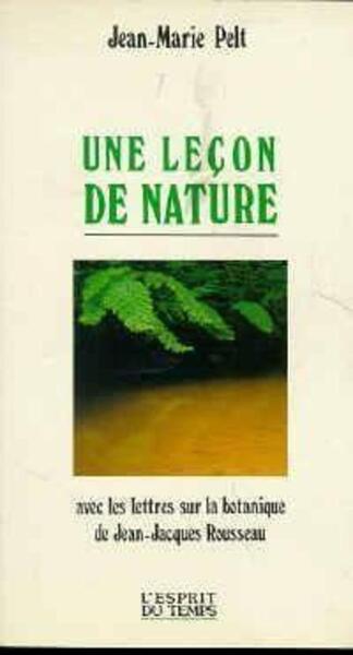 LECON DE NATURE (UNE)