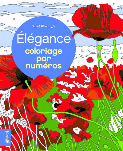 COLORIAGE PAR NUMEROS - ELEGANCE