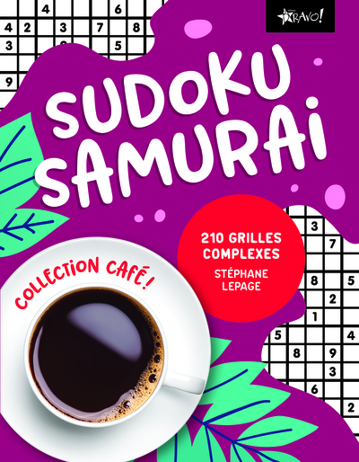 COLLECTION CAFE ! SUDOKU SAMURAI - 210 GRILLES COMPLEXES