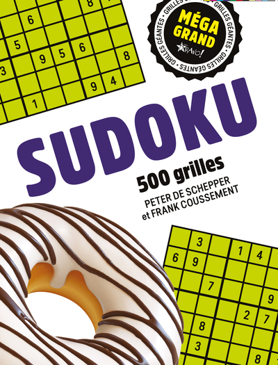 SUDOKU MEGA GRAND - 500 GRILLES - 3 NIVEAU