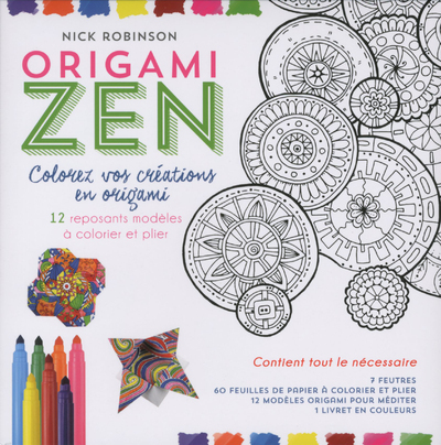 KIT ORIGAMI ZEN - COLOREZ VOS CREATIONS EN ORIGAMI