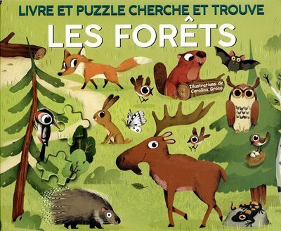 FORETS - LIVRE ET PUZZLE CHERCHE ET TROUVE