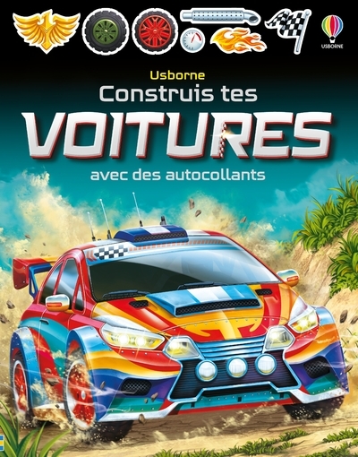 CONSTRUIS TES VOITURES AVEC DES AUTOCOLLANTS - DES 5 ANS