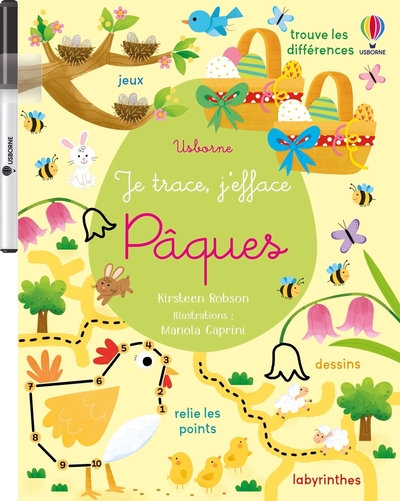 PAQUES - JE TRACE, J´EFFACE - DES 3 ANS