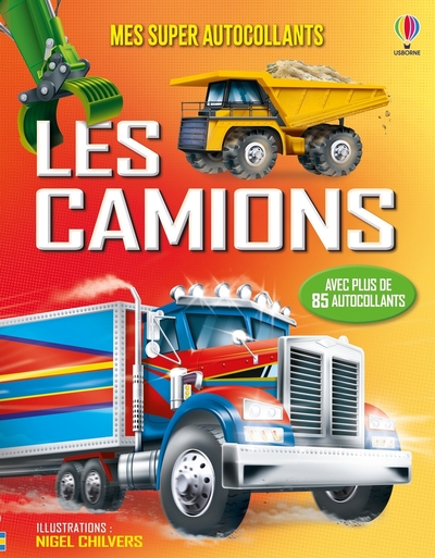 MES SUPER AUTOCOLLANTS - LES CAMIONS - DES 5 ANS