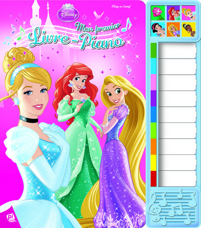 PRINCESSES DISNEY - MON PREMIER LIVRE-PIANO