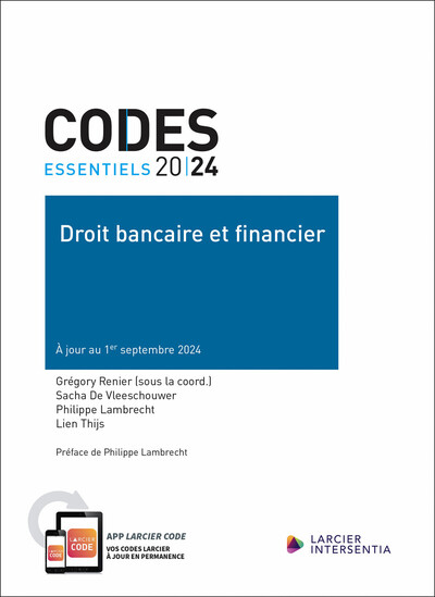 CODE ESSENTIEL - DROIT BANCAIRE ET FINANCIER 2024