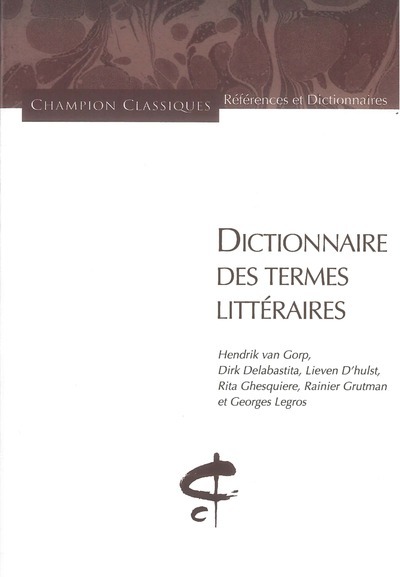 DICTIONNAIRE DES TERMES LITTERAIRES