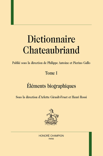 DICTIONNAIRE CHATEAUBRIAND T1