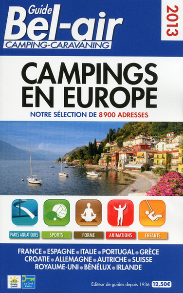 GUIDE BEL - AIR CAMPINGS EN EUROPE 2013