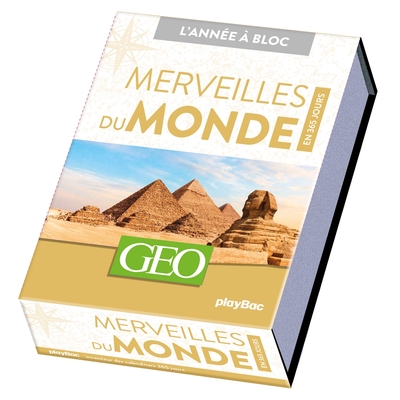 CALENDRIER GEO MERVEILLES DU MONDE EN 365 JOURS - L´ANNEE A BLOC