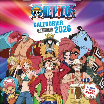 MON CALENDRIER OFFICIEL - ONE PIECE 2026 (DE SEPT. 2025 A DEC. 2026)