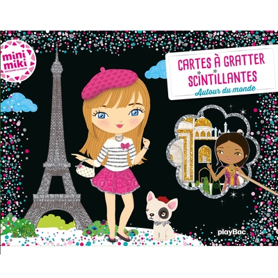 MINIMIKI - MAXI CARTE A GRATTER - AUTOUR DU MONDE